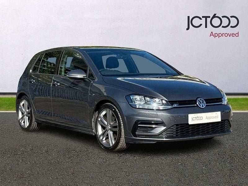 Grey Used 2018 VW Golf VII R-line Hatchback | £12,885 (Fair price) - Image 1/4