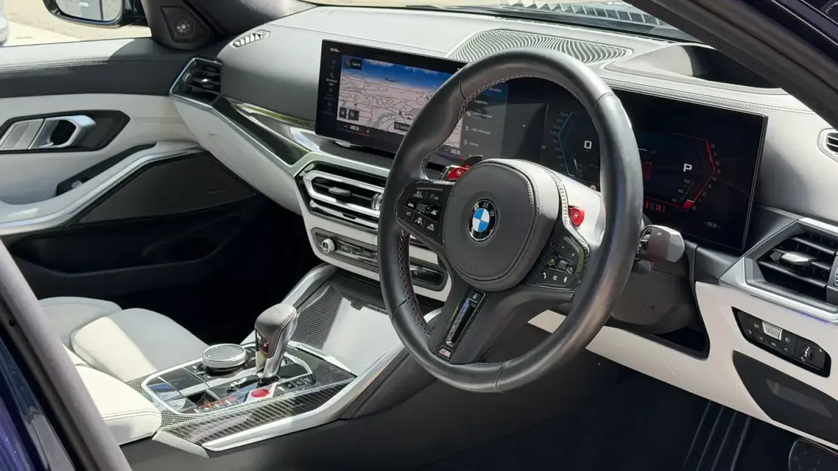 Begagnad BMW M3 Competition Edition 502 HK (369 kW) 2022 Blå Sedan