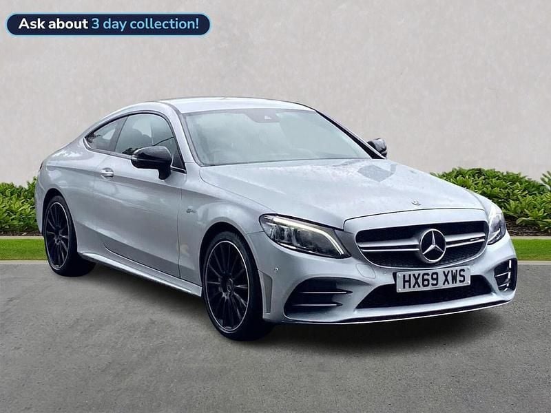 Silver Used 2019 Mercedes C43 AMG Premium Coupe | £27,509 (Fair price) - Image 1/4