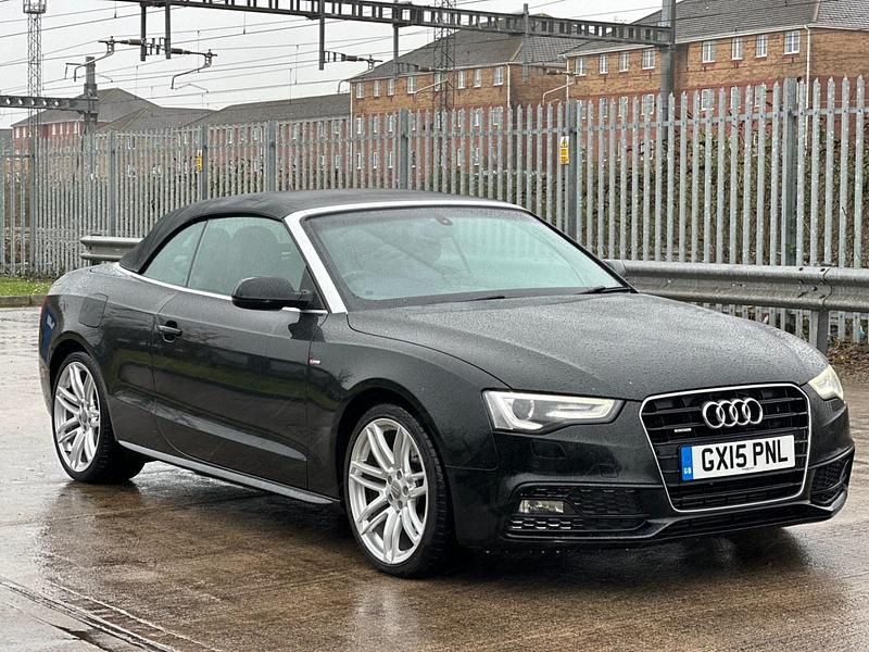 Used Audi A5 Cabriolet S-Line 2015 Black Cabriolet