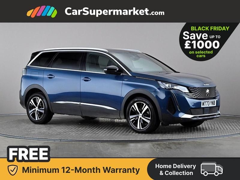 Blue Used 2023 Peugeot 5008 GT Hatchback | £21,997 (Fair price) - Image 1/3