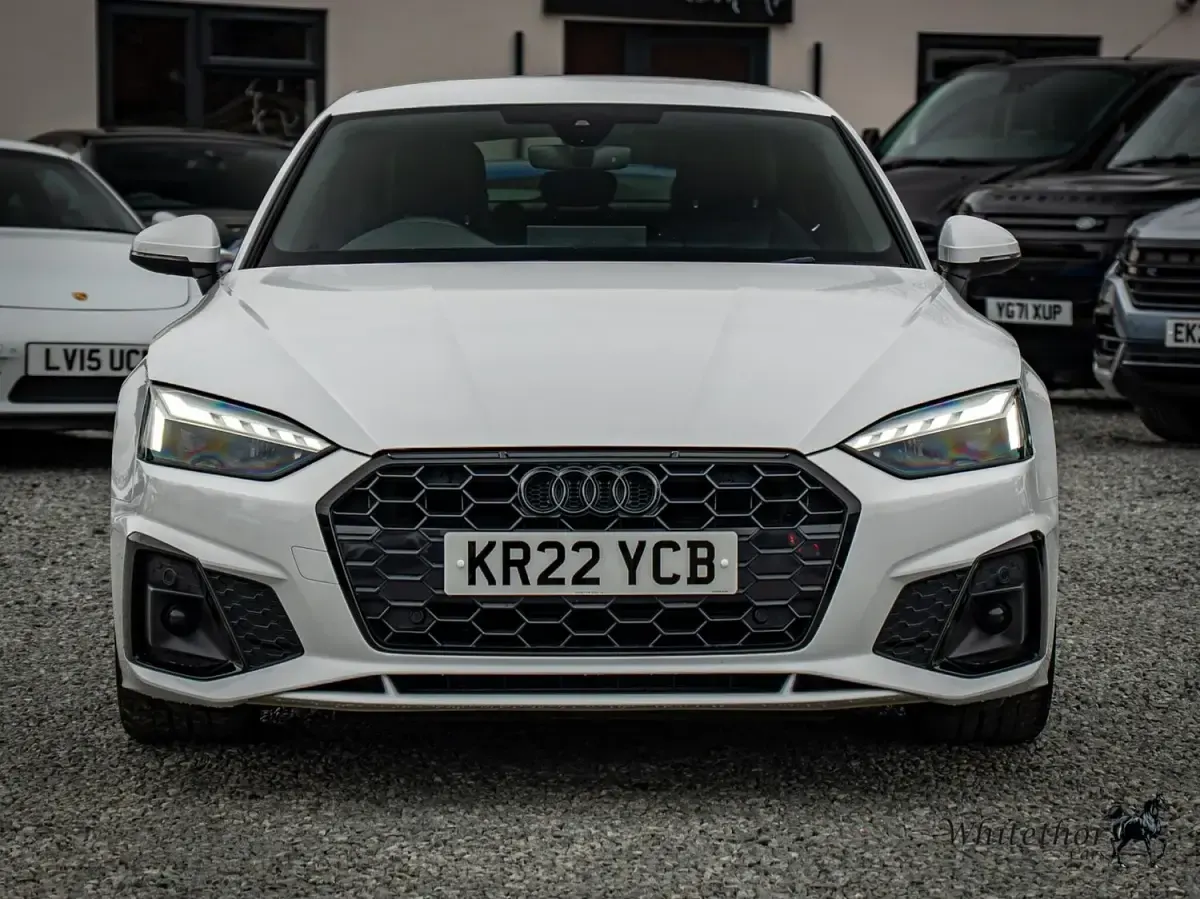 Used Audi A5 Sportback S-Line 163 HP (119 kW) 2022 White Hatchback