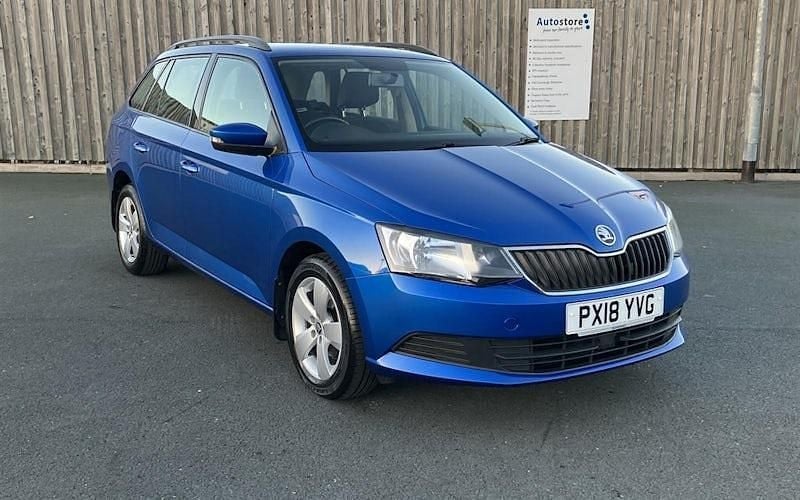 Blue Used 2018 Skoda Fabia SE Estate | £7,995 (Fair price) - Image 1/4
