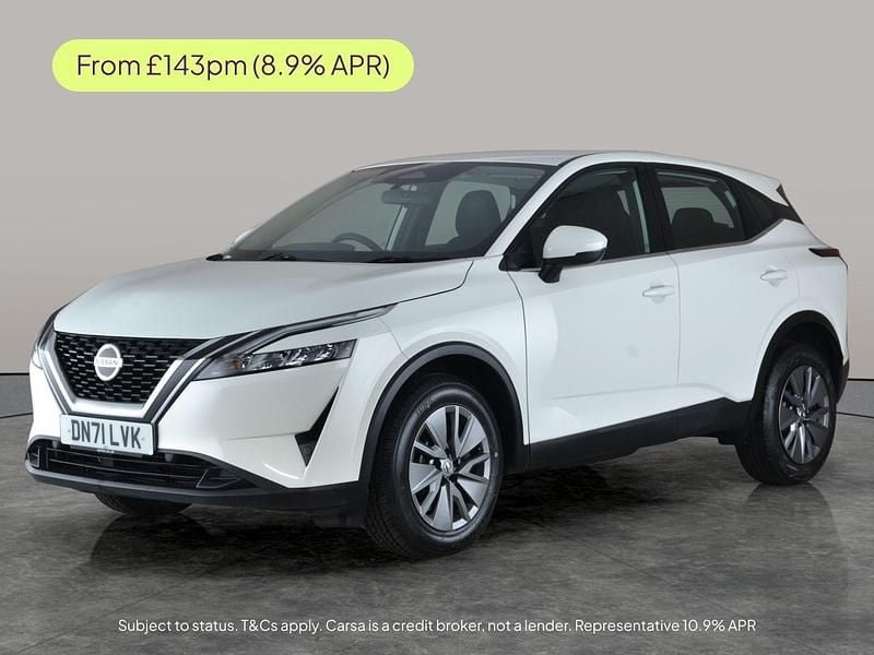 White Used 2021 Nissan Qashqai Visia SUV | £11,648 (Super price) - Image 1/2