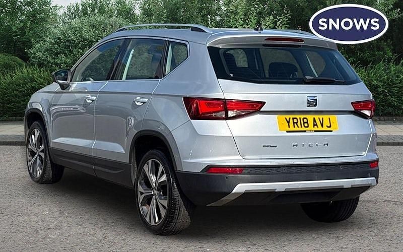 Używany Seat Ateca Ecomotive 116 KM (85 kW) 2018 Srebrny SUV