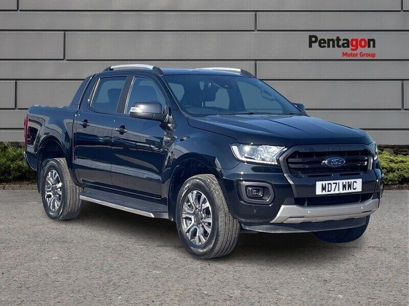 Agate black Used 2022 Ford Ranger Wildtrack Pickup | £21,995 (Super price) - Image 1/3