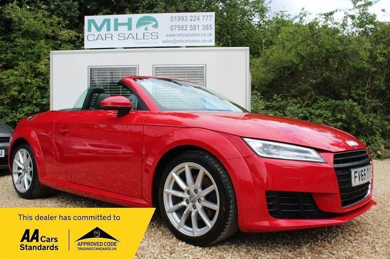 Red Used 2015 Audi TT Roadster Sport Cabriolet | £12,995 (Fair price) - Image 1/4