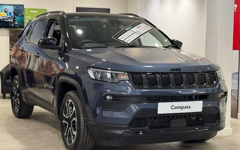 Blue New 2025 Jeep Compass North SUV | £27,971 (Super price) - Image 1/4