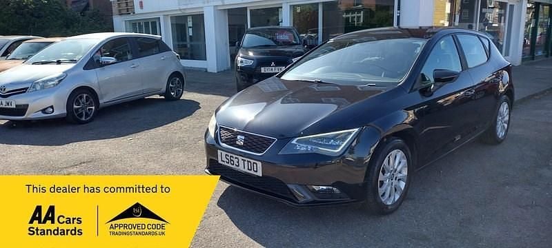 Used Seat Leon SE 105 HP (77 kW) 2013 Black