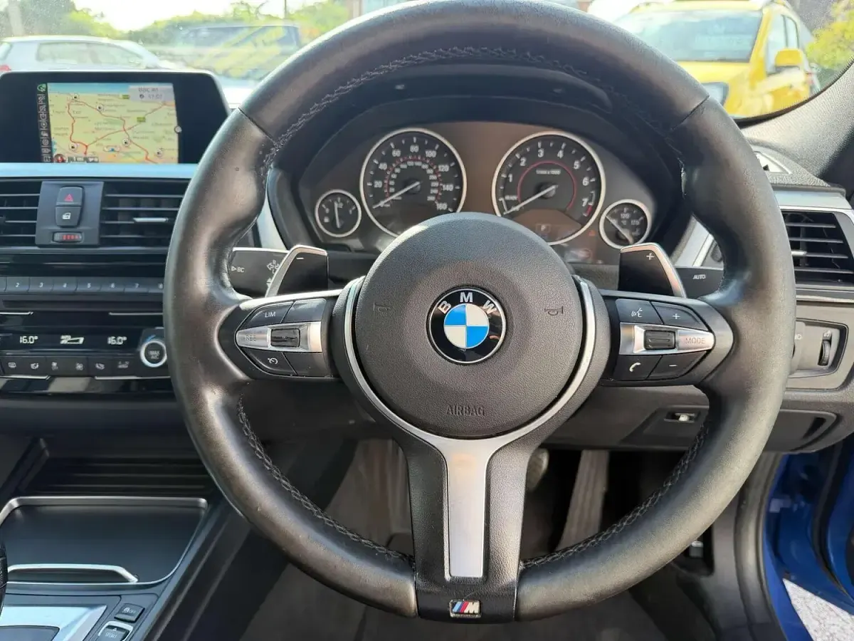 Used BMW 330e M Sport 2017 Blue Sedan
