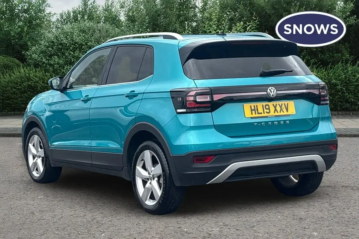 Used VW T-Cross SEL 116 HP (85 kW) 2019 Blue SUV