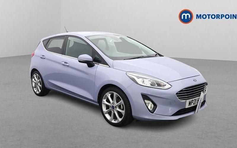 Used Ford Fiesta Titanium X 155 HP (114 kW) 2021 Blue Hatchback