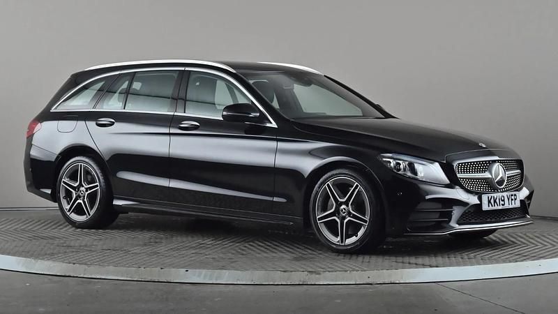 Used Mercedes C300 AMG Line Premium 258 HP (189 kW) 2019 Black Estate