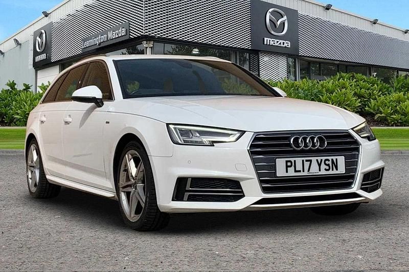 White Used 2017 Audi A4 S-Line Estate | £11,980 (A bit pricey) - Image 1/3