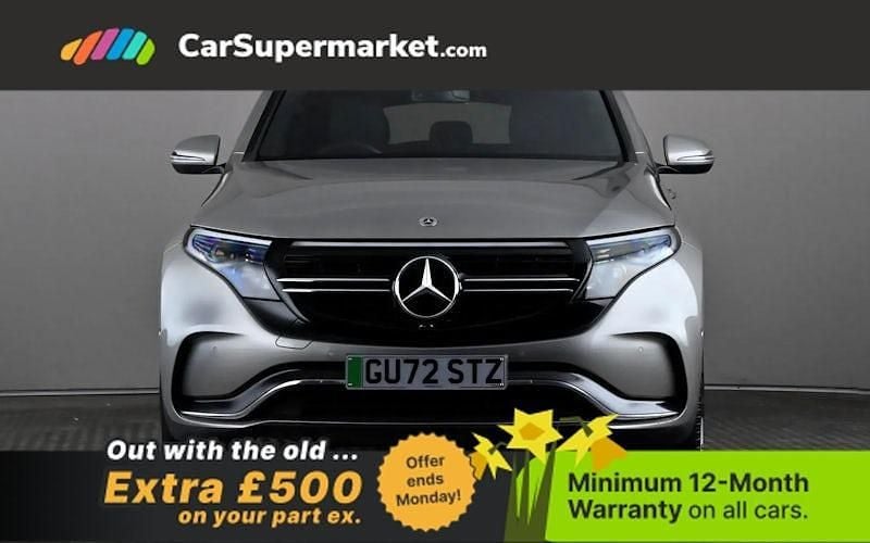 Used Mercedes EQC400 AMG line 300 kW (408 HP) 2022 Silver SUV