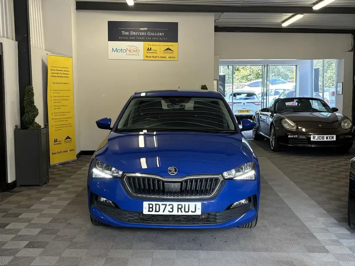 Used Skoda Scala SE Technology 115 HP (84 kW) 2024 Blue Hatchback