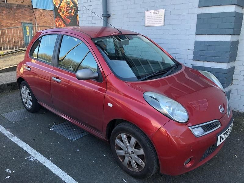Used Nissan Micra 2009 Red metallic Hatchback