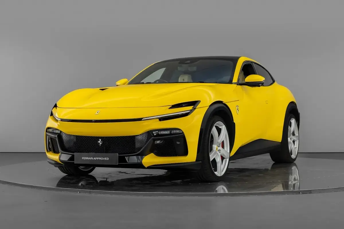 New Ferrari Purosangue 2025 Yellow SUV