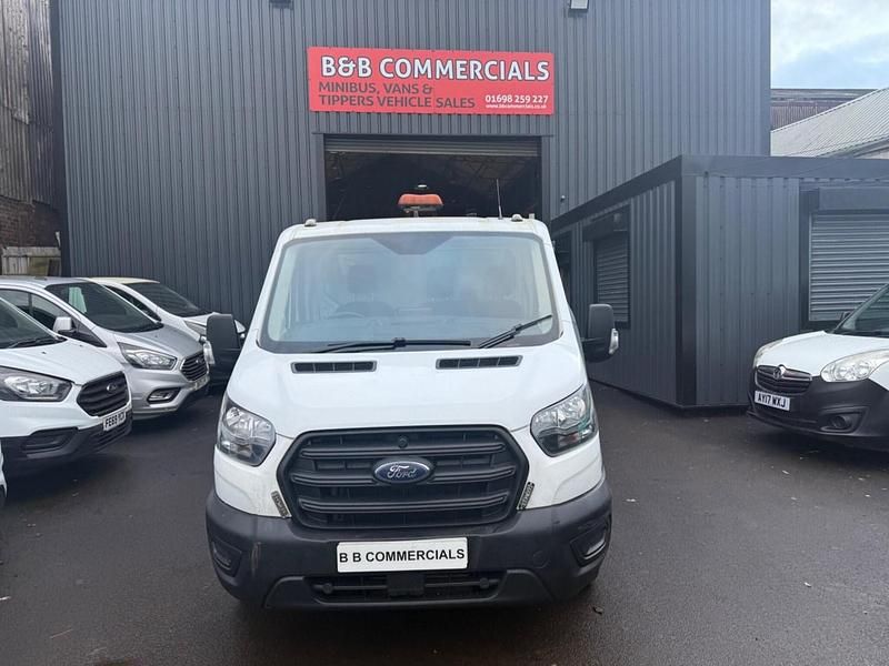 Used Ford Transit S 130 HP (95 kW) 2021 White Cabriolet