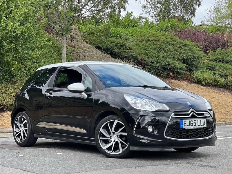 Black Used 2016 DS Automobiles DS3 Hatchback | £3,795 (Good price) - Image 1/4