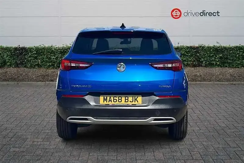 Used Vauxhall Grandland X Sport 120 HP (88 kW) 2018 Blue SUV