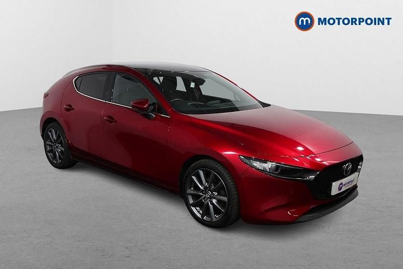 Red Used 2021 Mazda 3 Inclusive Hatchback | £15,549 (Fair price) - Image 1/4