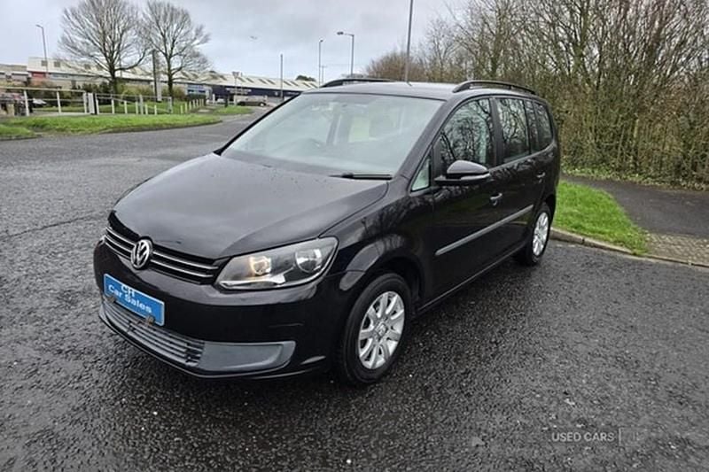 Used VW Touran S 105 HP (77 kW) 2011 Black MPV