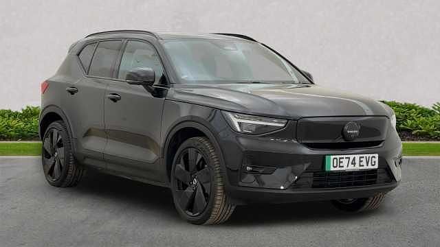 Black Used 2024 Volvo EX40 Ultra SUV | £38,425 (Good price) - Image 1/4