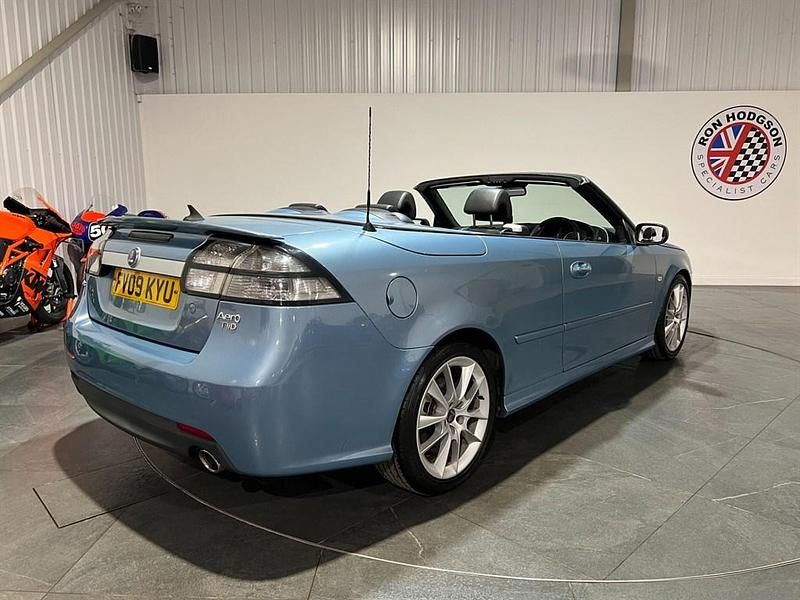 Used Saab 9-3 Cabriolet Aero 180 HP (132 kW) 2009 Blue Cabriolet