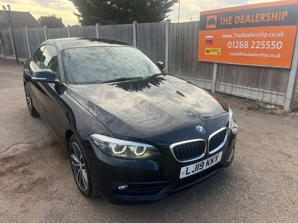 Used BMW 218 Sport Line 2019 Black Coupe