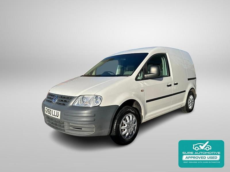 Used VW Caddy 69 HP (50 kW) 2010 White MPV