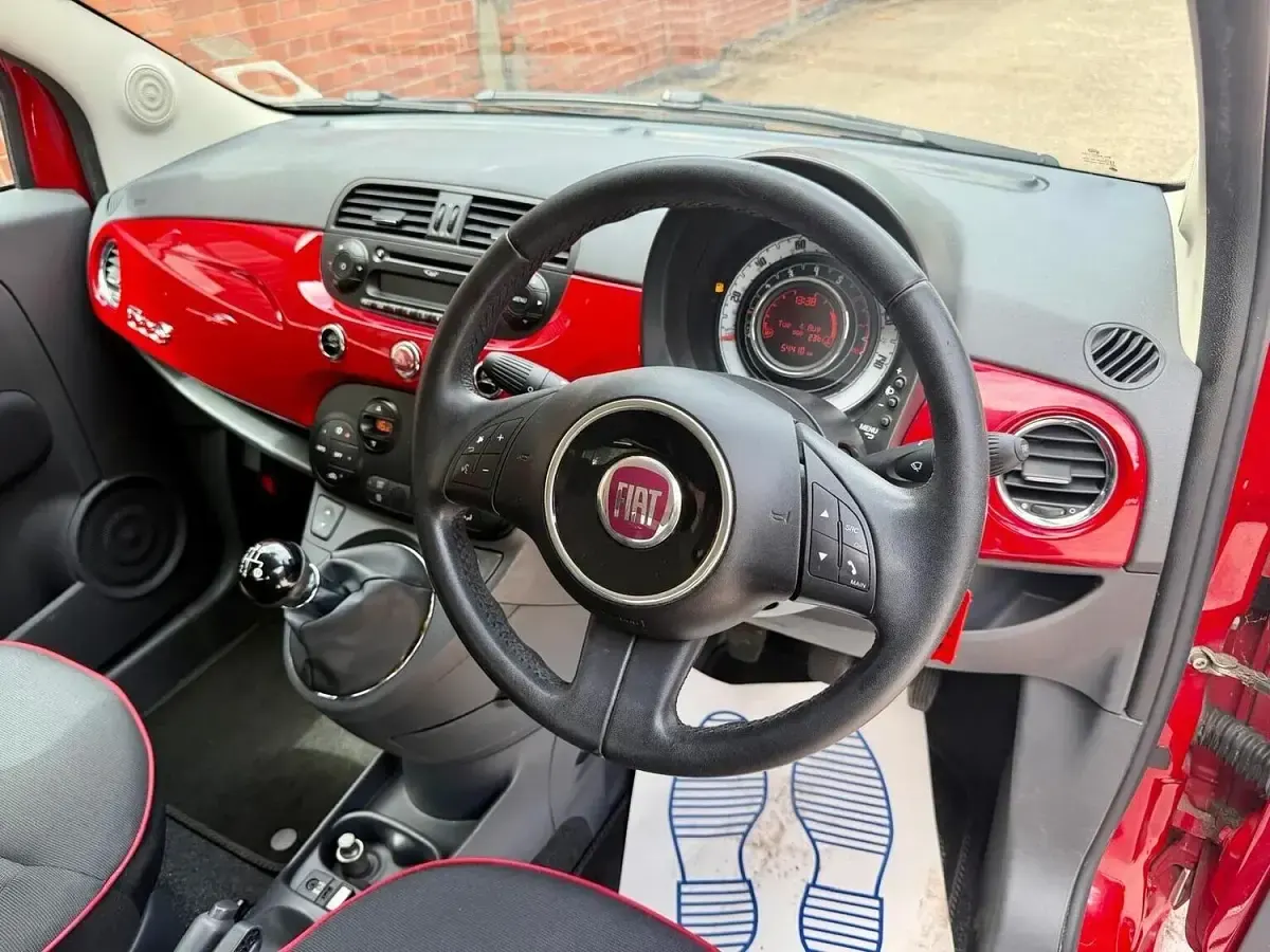 Used Fiat 500C Lounge 2014 Red Cabriolet