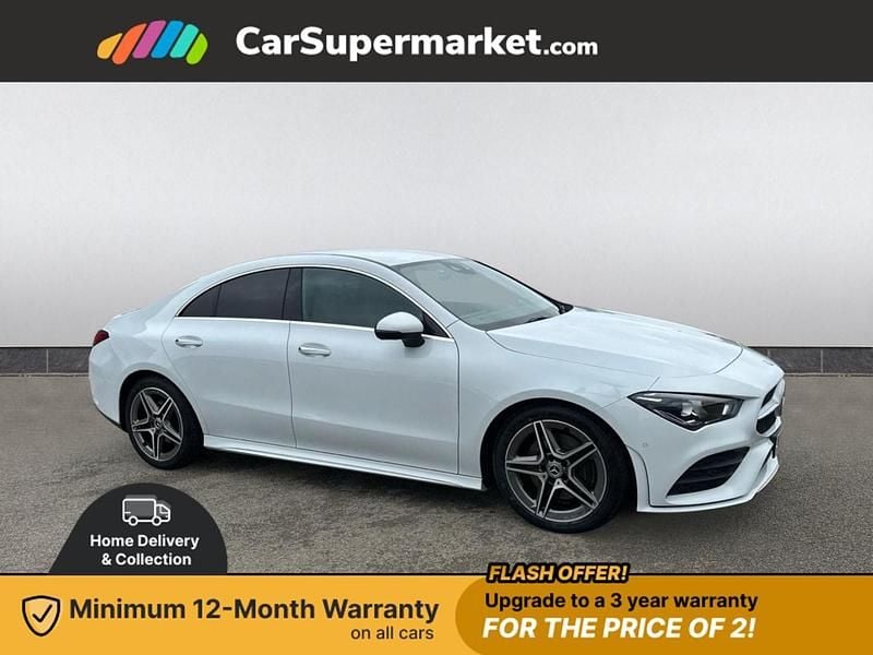 White Used 2020 Mercedes 220 AMG Line Premium Coupe | £19,797 (Good price) - Image 1/3