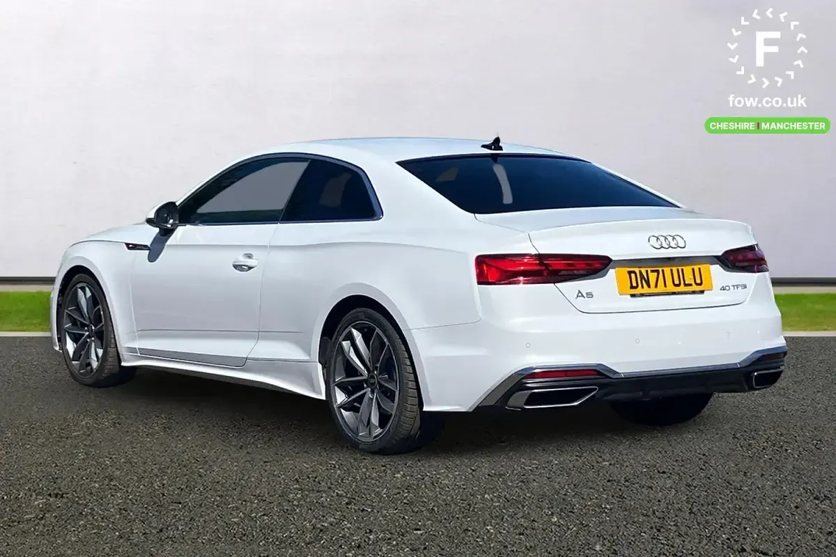 Used Audi A5 S-Line 2022 White Coupe