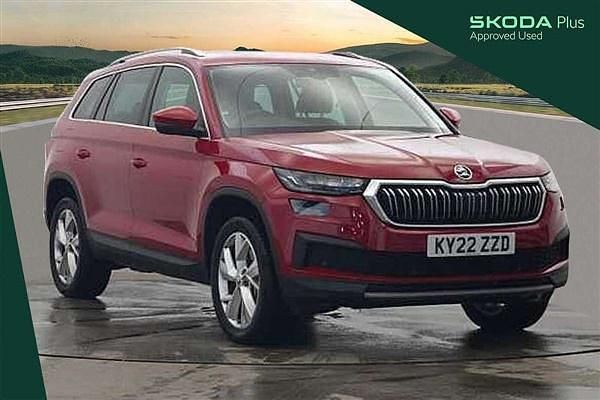 Red Used 2022 Skoda Kodiaq SE SUV | £25,750 (Fair price) - Image 1/4