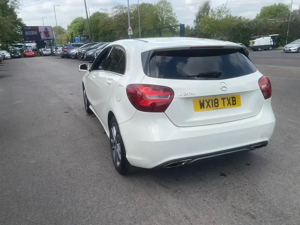 Used Mercedes A200 Sport Edition 156 HP (114 kW) 2018 White Hatchback