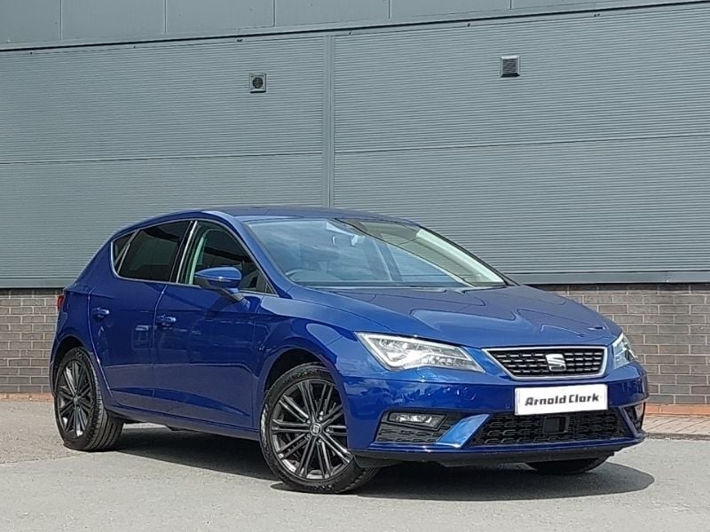 Blue Used 2020 Seat Leon XCELLENCE Lux Hatchback | £16,498 (Fair price) - Image 1/4