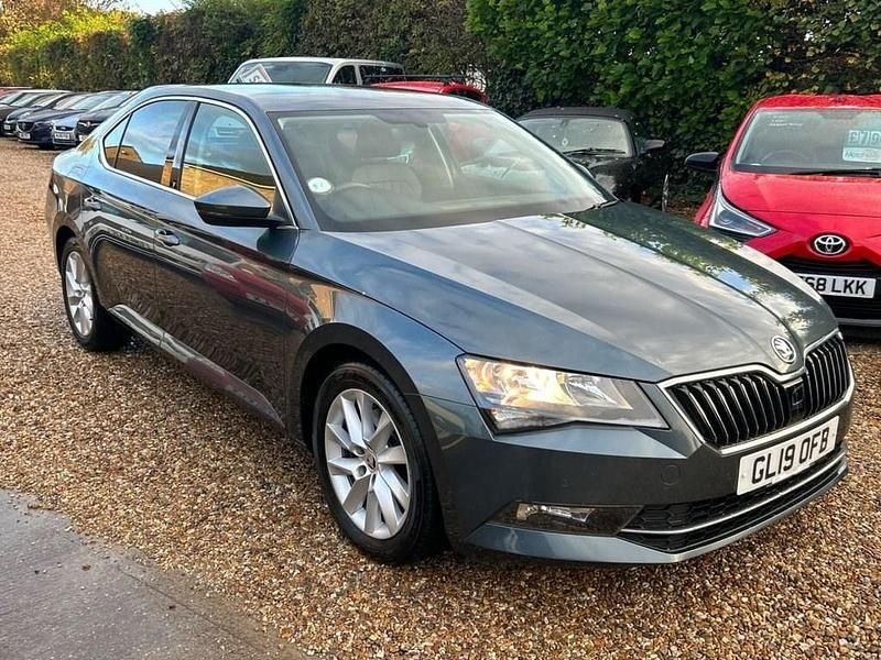 Grey Used 2019 Skoda Superb SE Technology Hatchback | £9,500 (A bit pricey) - Image 1/4