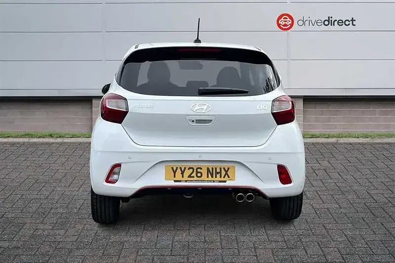 New Hyundai i10 N Line 90 HP (66 kW) 2026 White Hatchback