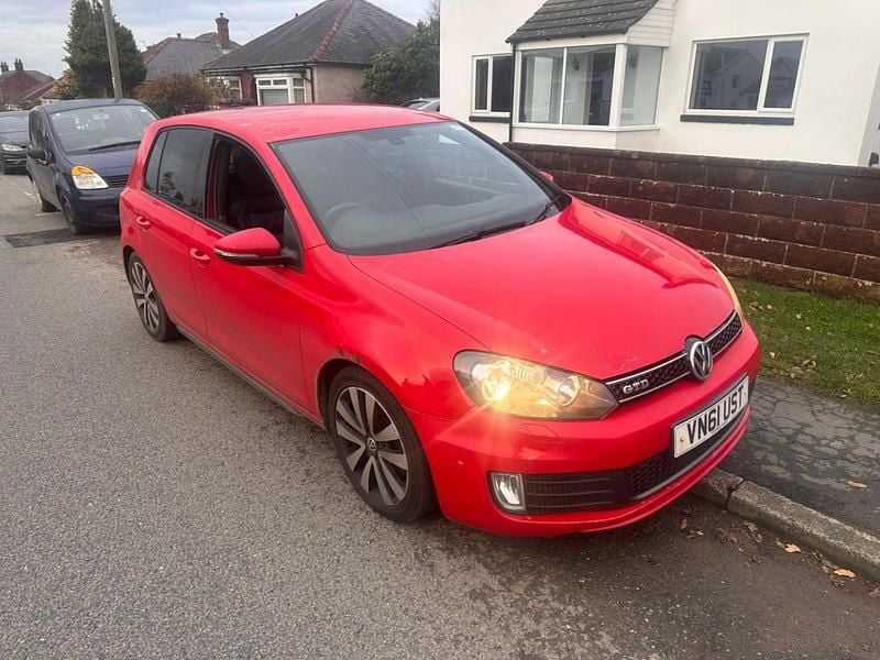 Red Used 2011 VW Golf VI GTD Hatchback | £3,495 (Good price) - Image 1/4