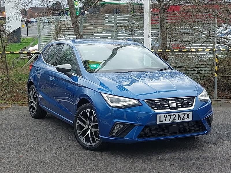 Used Seat Ibiza XCELLENCE Lux 110 HP (80 kW) 2023 Blue Hatchback