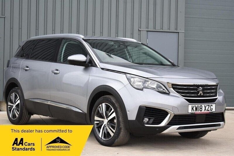 Grey Used 2018 Peugeot 5008 Allure MPV | £14,995 (Fair price) - Image 1/4