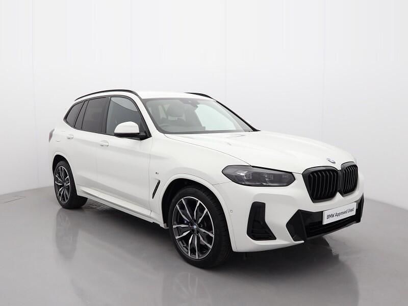 White Used 2023 BMW X3 M Sport SUV | £38,390 (Fair price) - Image 1/4