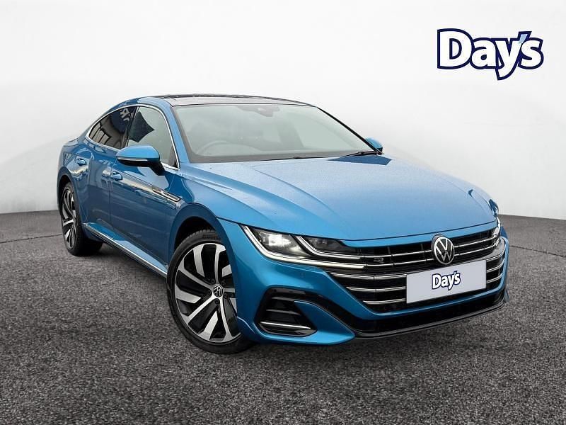 Blue Used 2022 VW Arteon R-line Hatchback | £22,462 (Fair price) - Image 1/4