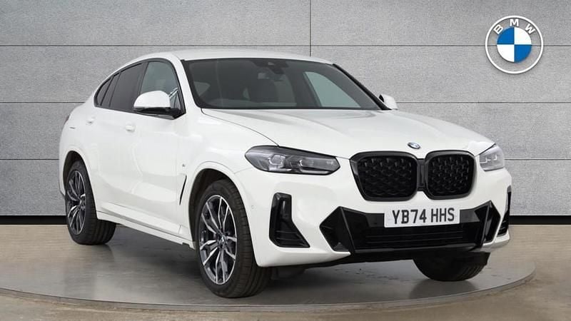 White Used 2024 BMW X4 M Sport SUV | £41,985 (Good price) - Image 1/4