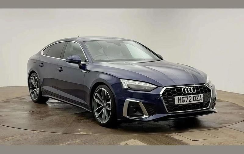 Used Audi A5 Sportback S-Line 161 HP (118 kW) 2023 Blue Hatchback