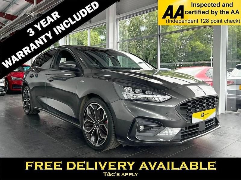 Grey Used 2022 Ford Focus ST-Line X Hatchback | £13,995 (Good price) - Image 1/2