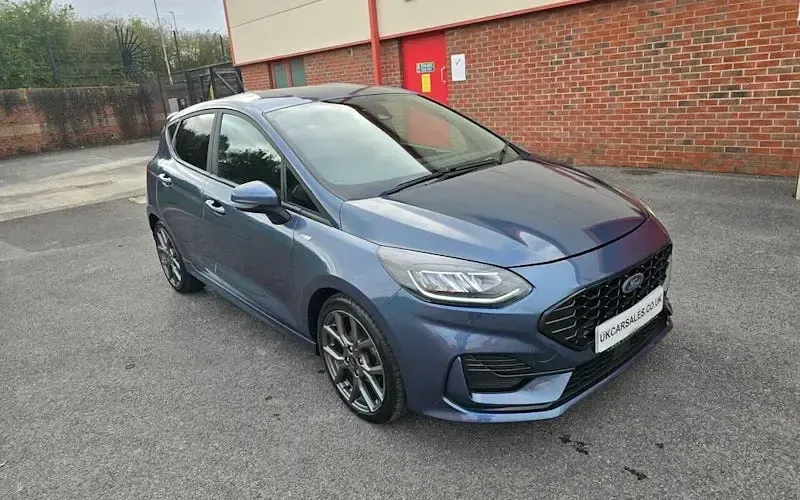 Used Ford Fiesta ST-Line 101 HP (74 kW) 2022 Blue Hatchback