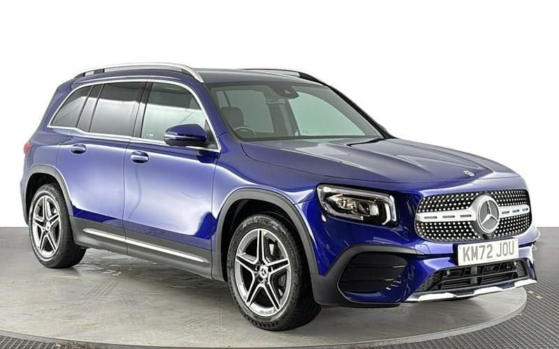 Used Mercedes GLB200 AMG Line Premium 163 HP (119 kW) 2022 Blue SUV