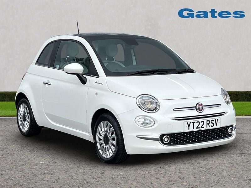White Used 2022 Fiat 500 Dolcevita Hatchback | £10,899 (Fair price) - Image 1/4